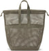Muji 3D Mesh Drawstring Bag with Handles Pouch - Khaki - 4550584920745