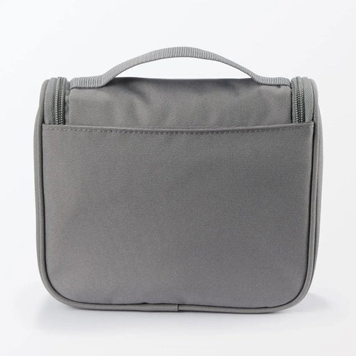 Muji Polyester Hanging Toiletry Case Medium Gray