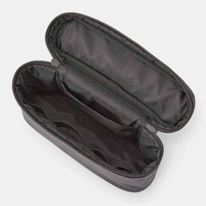 Muji Recycled Nylon Slim Handled Pouch Black 20.5x6x12.5cm