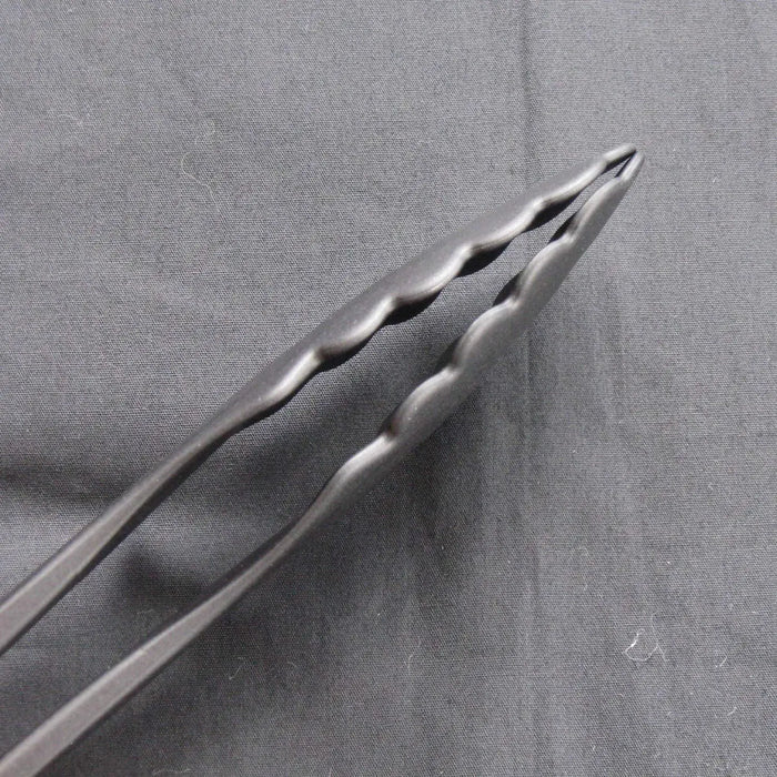 Nagao Mini Tongs Black Nylon 8.6 Inch Made in Japan