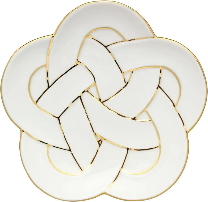 Nishitomi Arita Ware Ceramic Plate Small Plate - Gold 15cm - 4534891449885
