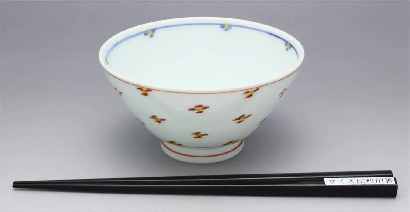 Nishitomi Ceramic Ware Hasami Ware Hanagokoro Rice Bowl