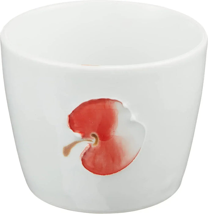 Nishitomi Ceramic Ware Imari Red Apple Soba Cup