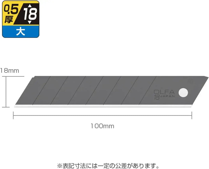 Olfa LBB10KS Cutter Special Black Blade Pack of 10