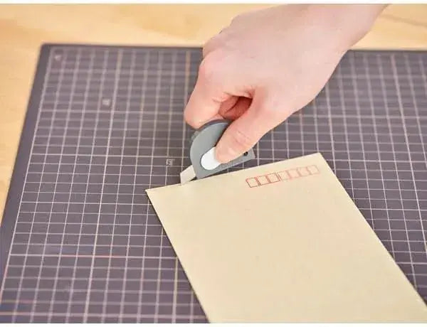 Olfa Touch Knife R Magnetic Mini Cutter Charcoal Gray