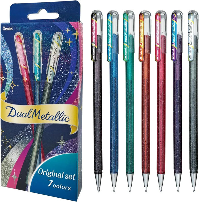 Pentel Dual Metallic Ball Pen Set