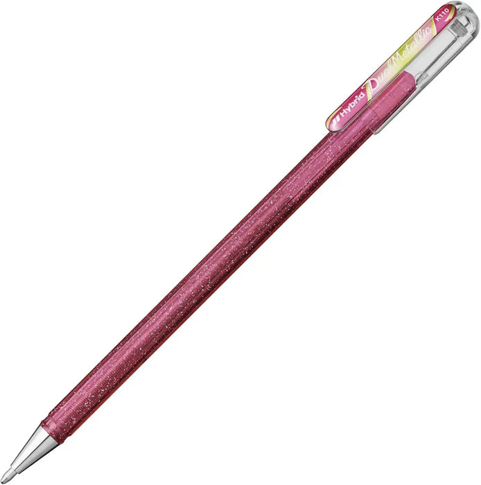 Pentel Dual Metallic Ball Pen Set - Light Pink, Green & Gold - 4902506373564