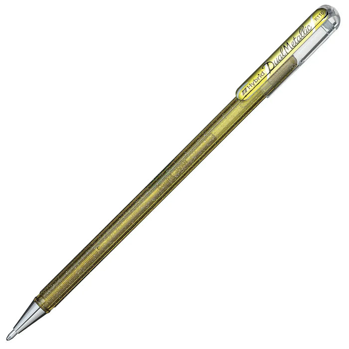 Pentel Dual Metallic Ball Pen Set - Gold - 4902506340580