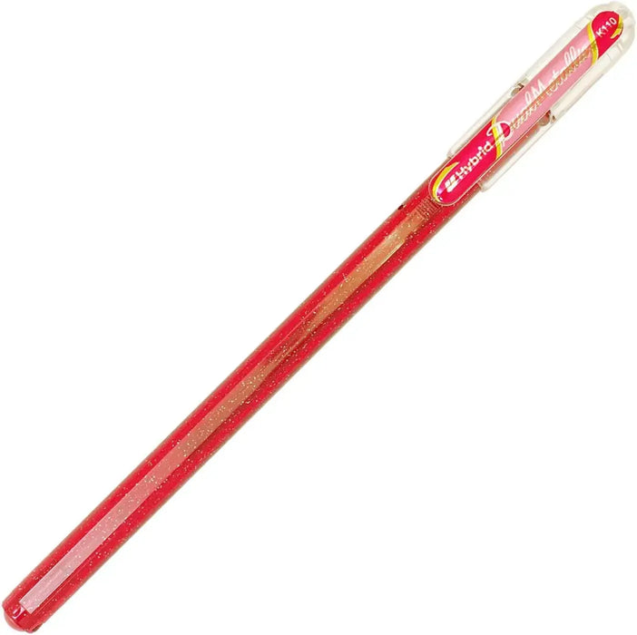 Pentel Dual Metallic Glitter Ballpoint Pen 1.0mm Pink