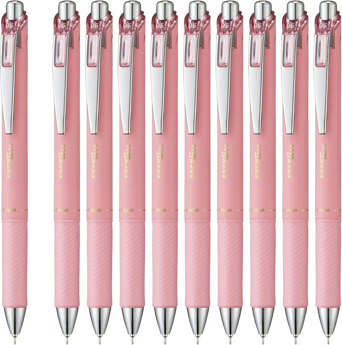 Pentel EnerGel Kohare Gel Ink Ballpoint Pen - Peach Drop Red - 4902506432605