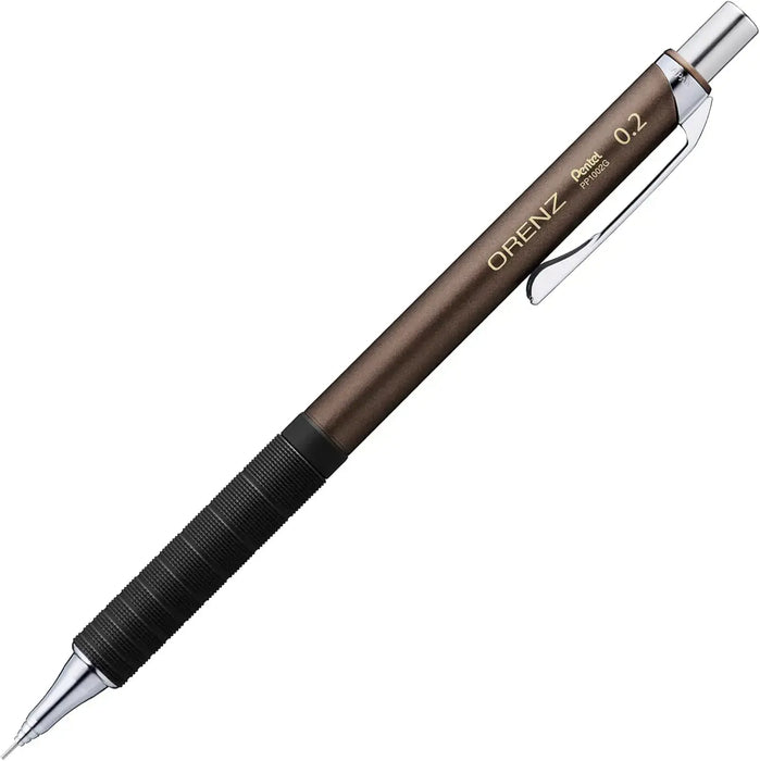 Pentel Orenz Metal Grip Mechanical Pencil - Braun - 4902506431783