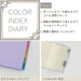 Raymay Fujii Color Index Monthly Diary Notebook