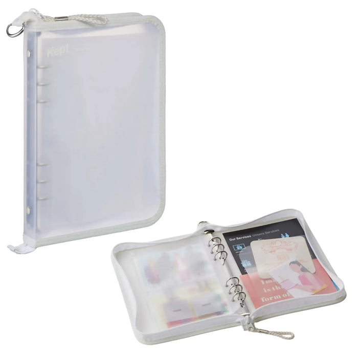 Raymay Fujii Kept Multi Storage Binder File - A5 Moon Grey - 4902562498195