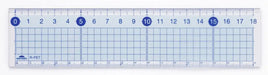 Raymay Fujii Non Slip Cutting Ruler - 18cm - 4902562520377