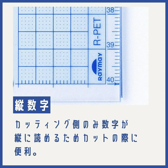 Raymay Fujii Non Slip Cutting Ruler