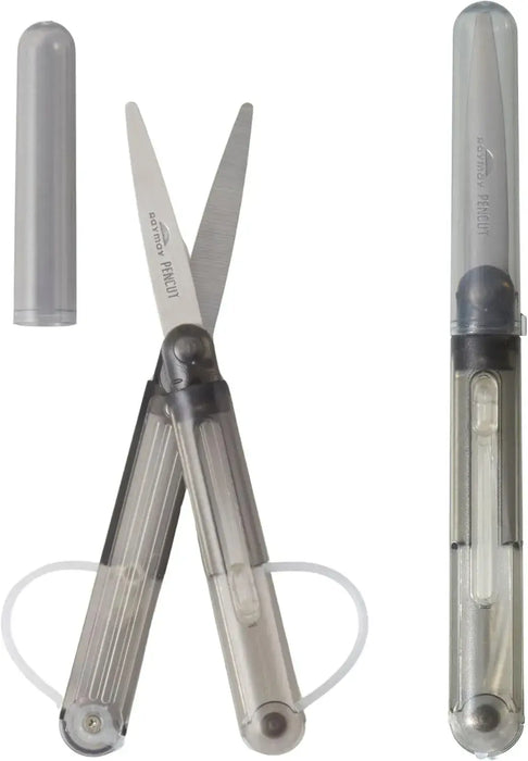 Raymay Fujii Pen Cut Skeleton Portable Ambidextrous Scissors