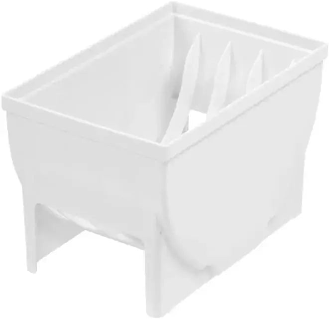 Richell Totono Square Plate Stand for Shelves - White Deep Drawer - 4945680117692