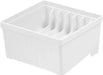 Richell Totono Square Plate Stand for Shelves - White Drawer Use Mini - 4945680117661