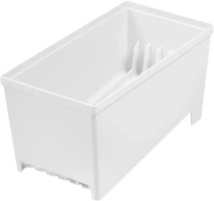 Richell Totono Square Plate Stand for Shelves - White Wide Drawer Use - 4945680117685