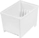 Richell Totono Square Plate Stand for Shelves - White, Drawer Use, Regular - 4945680117678