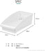 Richell Totono Square Plate Stand for Shelves