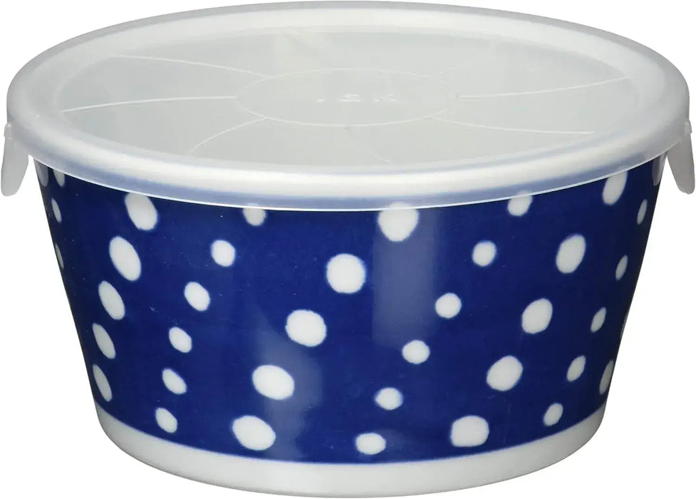 Saikai Pottery Hasami Ware Indigo Japan Range Pack with Lid Medium Bowl