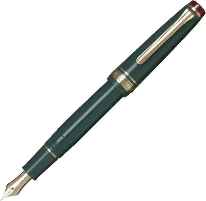 Sailor Pen Shikiori Fountain Pen 14K Gold Medium Point - Green Medium Fine - 4901680605782