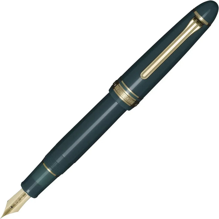Sailor Profit Casual L Basis Gold Trim Fountain Pen Japan Fine Nib - Green Chinese Subtitles - 4901680611745