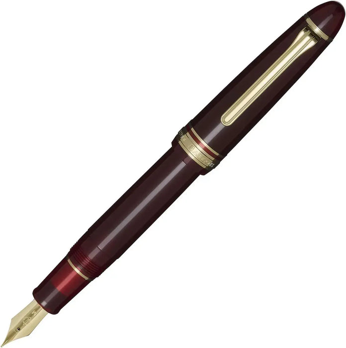 Sailor Profit Casual L Basis Gold Trim Fountain Pen Japan Fine Nib - Red Ultra Fine - 4901680611615