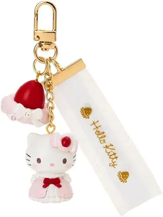 Sanrio Cinnamon Roll Strawberry Whipped Cake Mug - Hello Kitty Keychain - 4550624284264