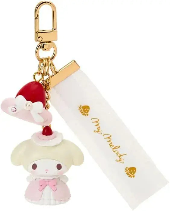 Sanrio Cinnamon Roll Strawberry Whipped Cake Mug - My Melody Keychain - 4550624284271