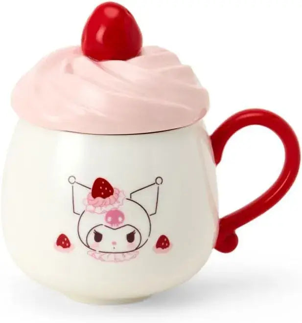 Sanrio Cinnamon Roll Strawberry Whipped Cake Mug - Chromium - 4550624284257