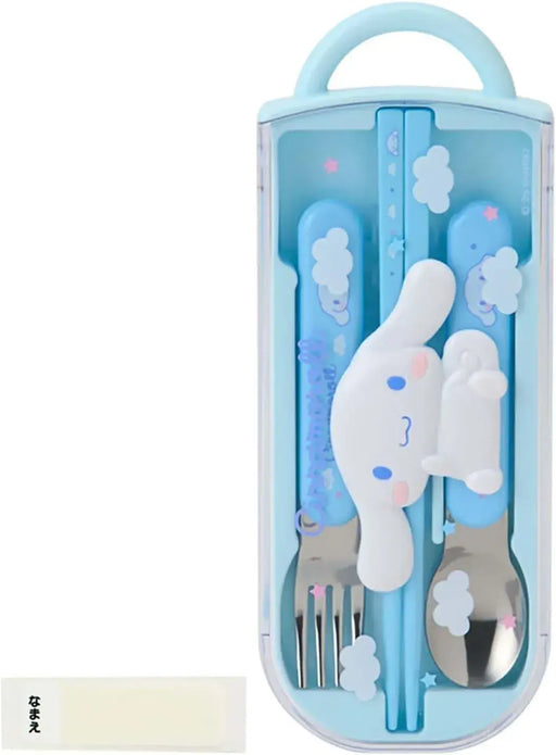 Sanrio Lunch Trio Set with Relief Sliding Case Antibacterial