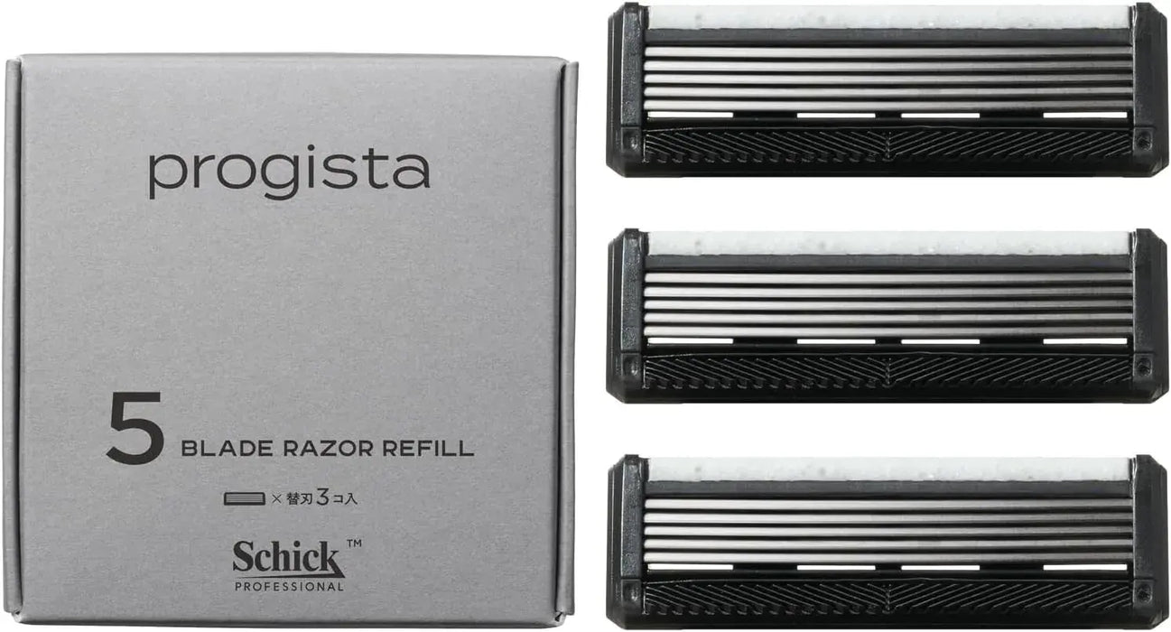Schick Proregista Replacement Razor Blades for Men - 5 Blade, 3 Pcs - 4891228318635