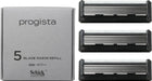 Schick Proregista Replacement Razor Blades for Men - 5 Blade, 3 Pcs - 4891228318635