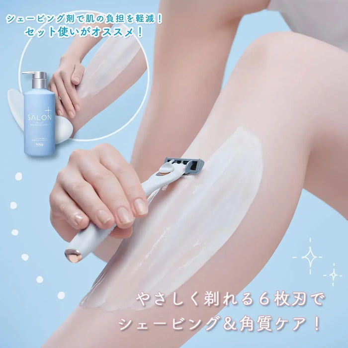 Schick Salon Plus Tone Up Body Shaver Holder with Blades