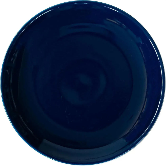 Seikai Pottery Hasami Yaki Common Plate - 21cm Navy - 4965451132136