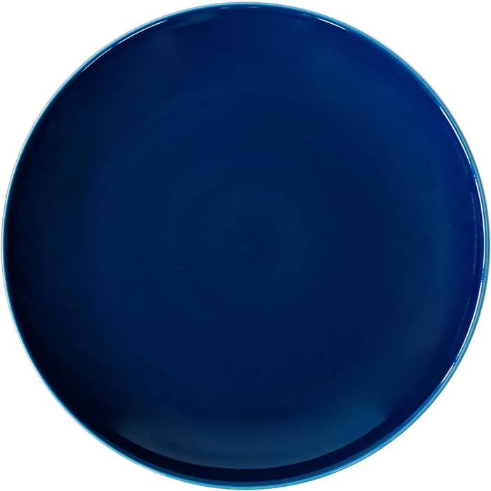 Seikai Pottery Hasami Yaki Common Plate - 24cm Navy - 4965451132174