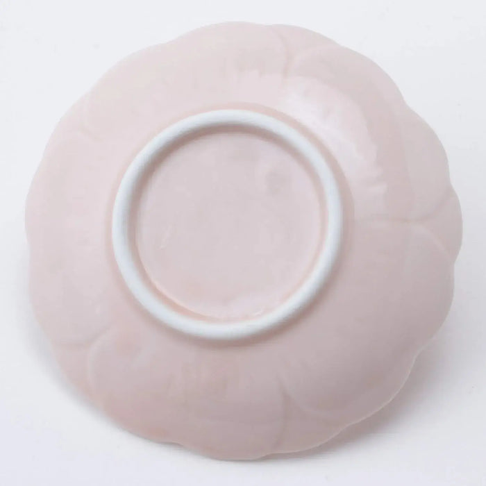 Seikai Toki Hasami Cherry Blossom Small Plate Peach Glaze