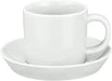 Seikai Toki Hasami Ware Common Demitas Cup and Saucer - White - 4965451182872