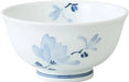 Seikai Toki Hasami Ware Rice Bowl Flower Pattern - Large - 4965451730370