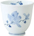 Seikai Toki Hasami Ware Rice Bowl Flower Pattern - Tea Cup Large - 4965451730394