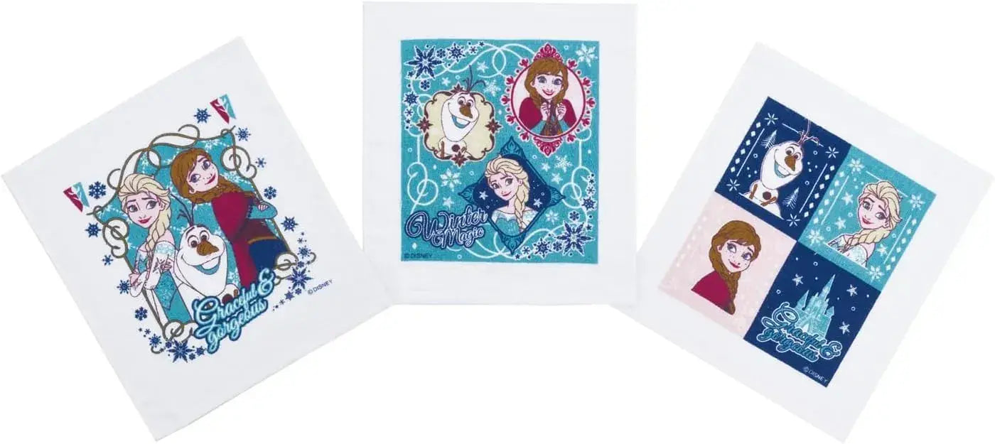 Skater Disney Princess Girls Towel Set - Frozen 29x32cm - 4973307752155