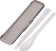 Skater Easy Wash Dishwasher Safe Chopsticks and Case Set - Sand White Chopsticks Spoon - 4973307741869