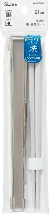 Skater Easy Wash Dishwasher Safe Chopsticks and Case Set