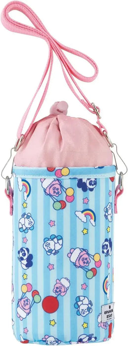 Skater Insulated Bottle Cover with Shoulder Strap - Stripes - 4973307742262