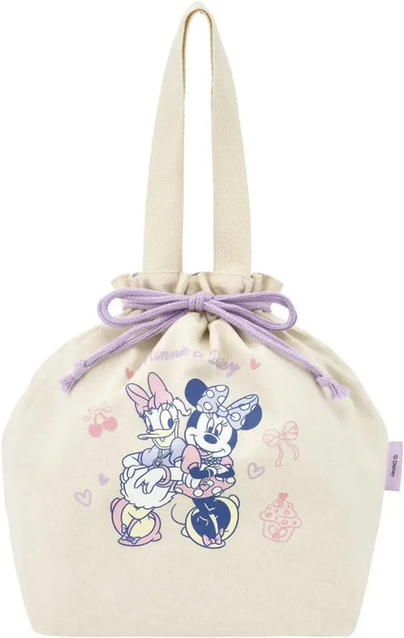 Skater Insulated Drawstring Lunch Bag - Minnie - 4973307752902