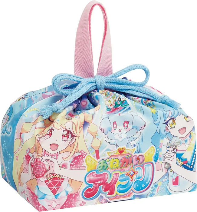 Skater Kids Bento Lunch Drawstring Bag Made in Japan