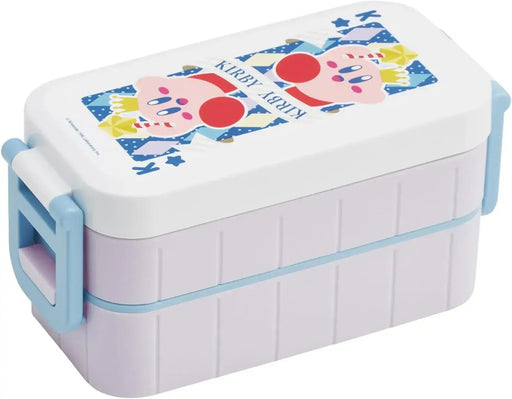 Skater Kirby Star 2 Tier Bento Box with Ice Packs 600 ml