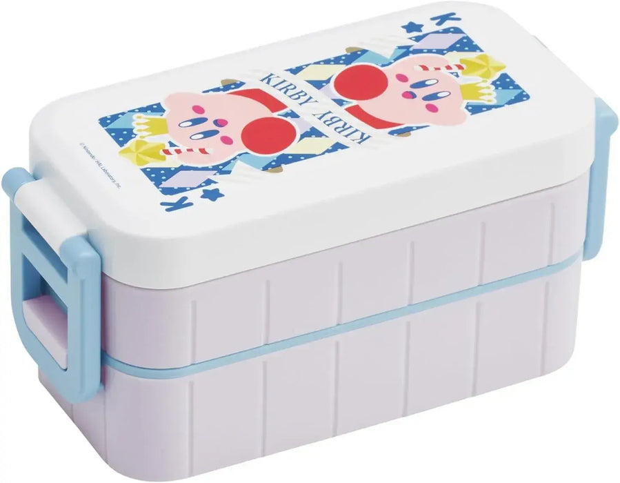 Skater Kirby Star 2 Tier Bento Box with Ice Packs 600 ml